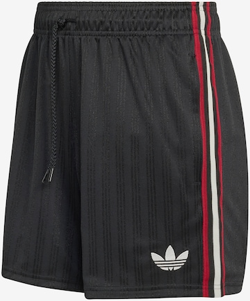 juoda ADIDAS PERFORMANCE Laisvas Sportinės kelnės 'MUFC': priekis