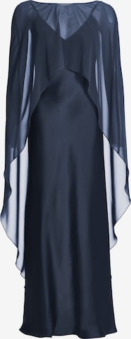 Rochie de seară de la SWING pe albastru: față