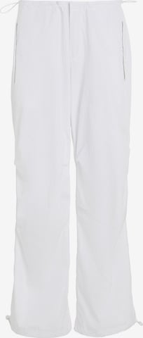 TOMMY HILFIGER Lużny krój Spodnie w kolorze biały: przód
