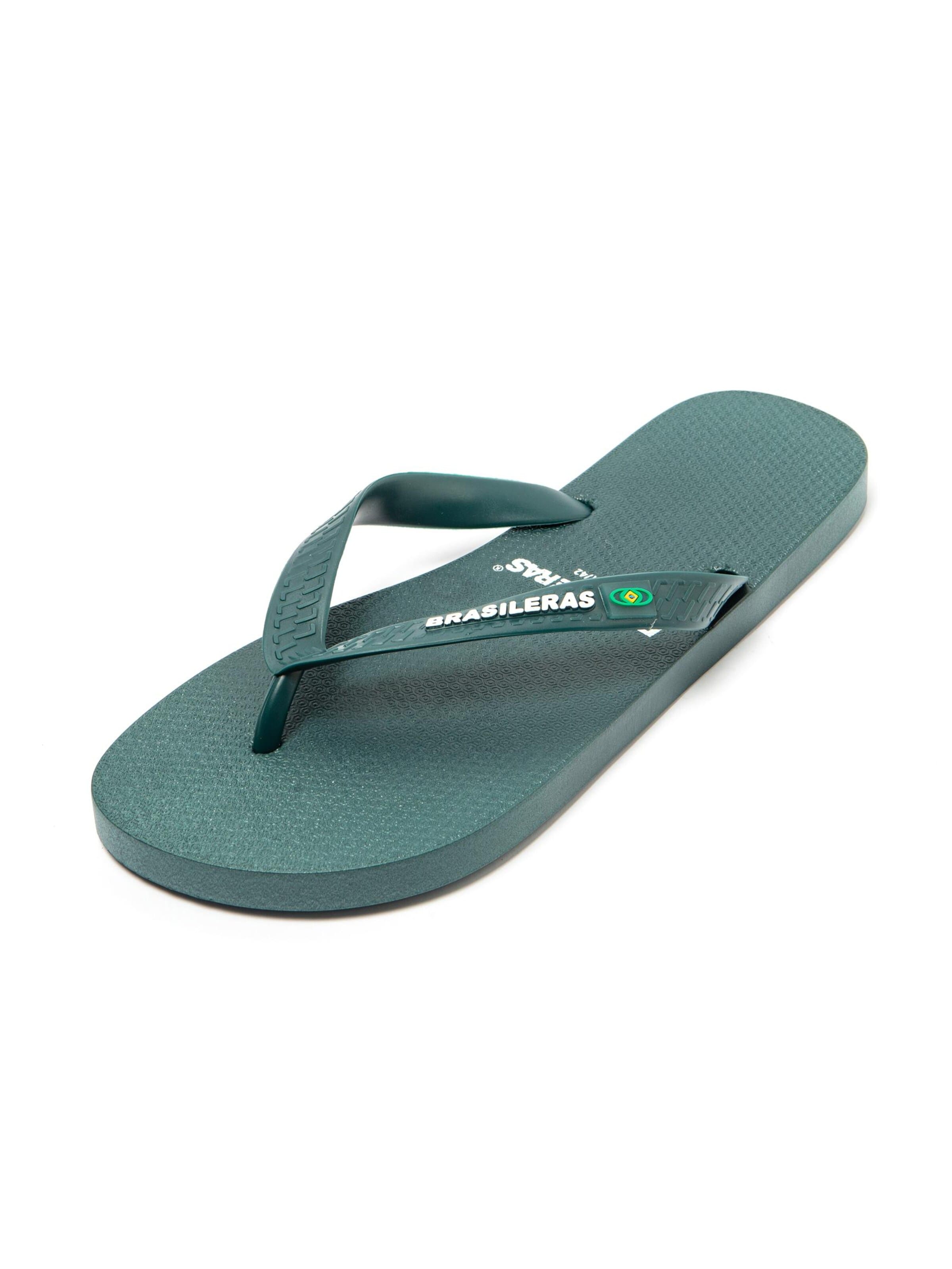 Brasileras Beach & Pool Shoes 'Classic Pro' in Green: front