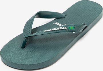 Brasileras Beach & Pool Shoes 'Classic Pro' in Green: front