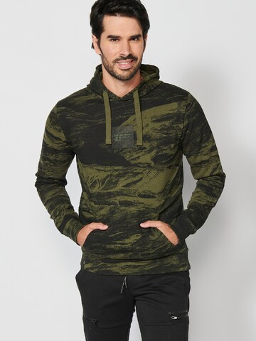 Sweat-shirt KOROSHI en vert