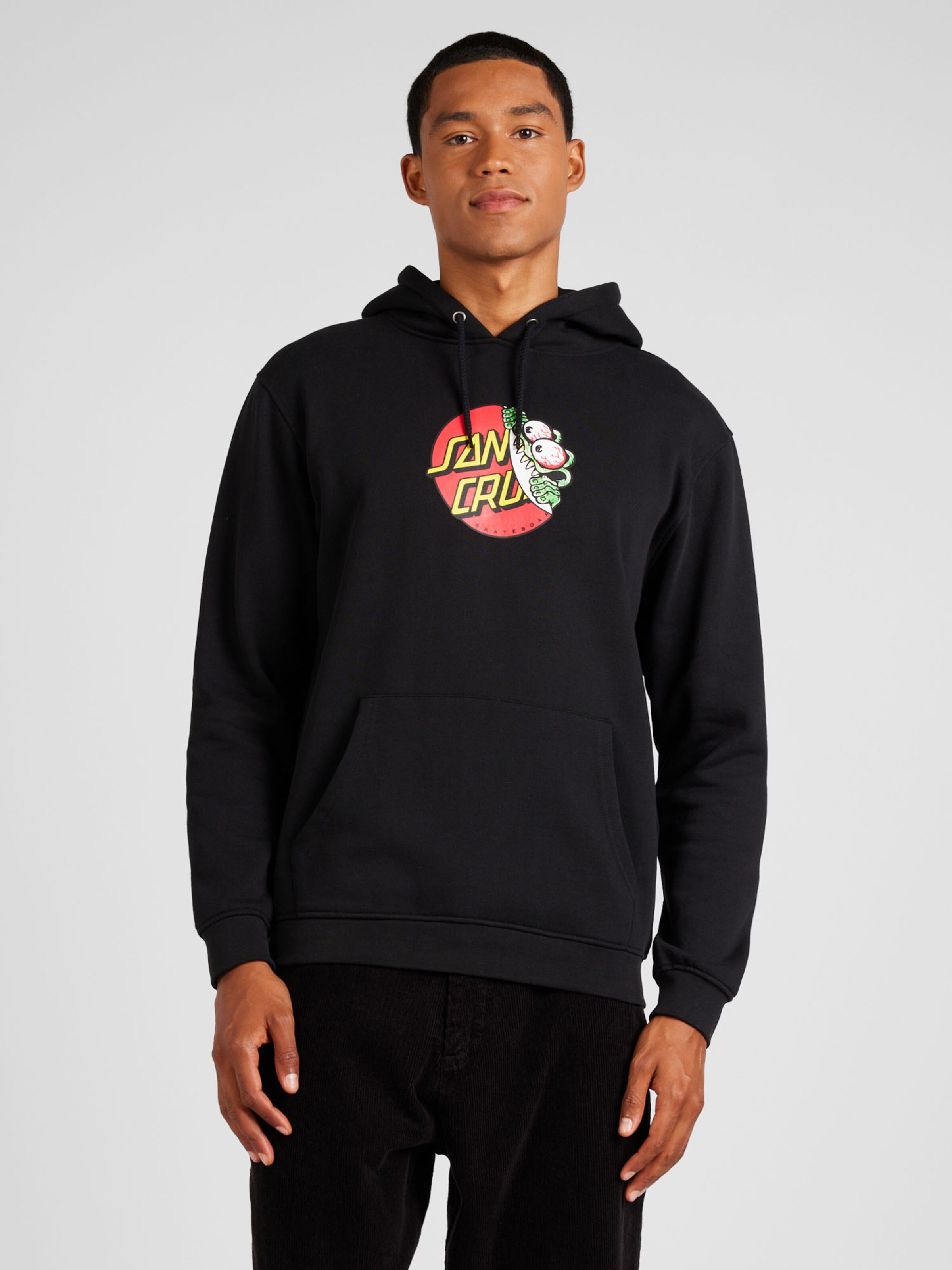 Santa Cruz Sweatshirt Beware Dot in Black ABOUT YOU