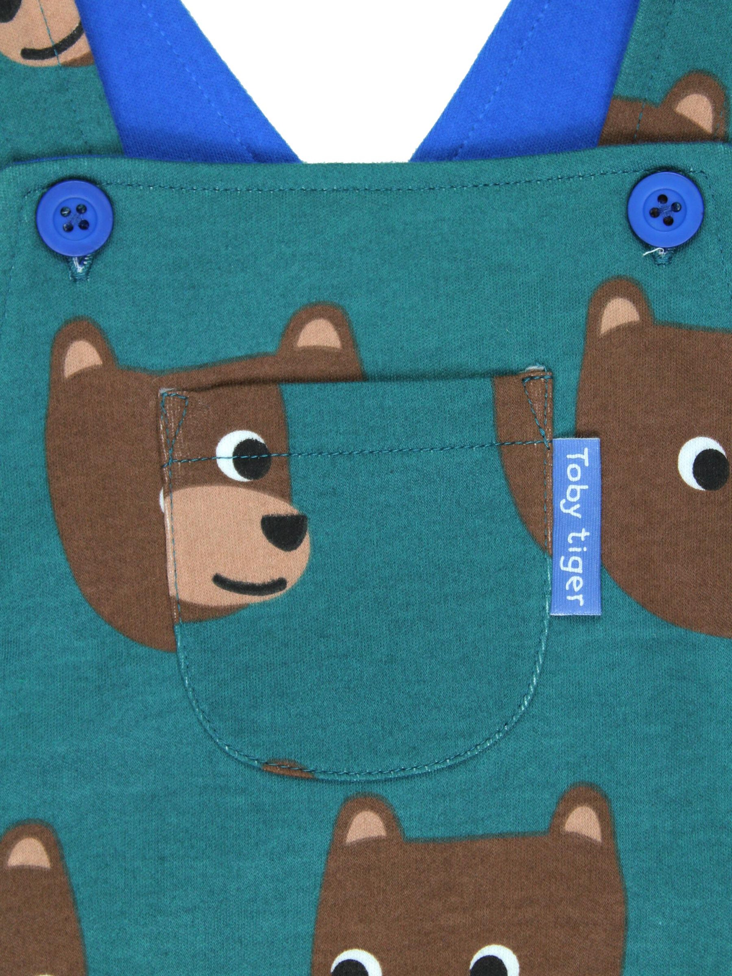 Toby Tiger Regular Overalls 'Bären' in Blue