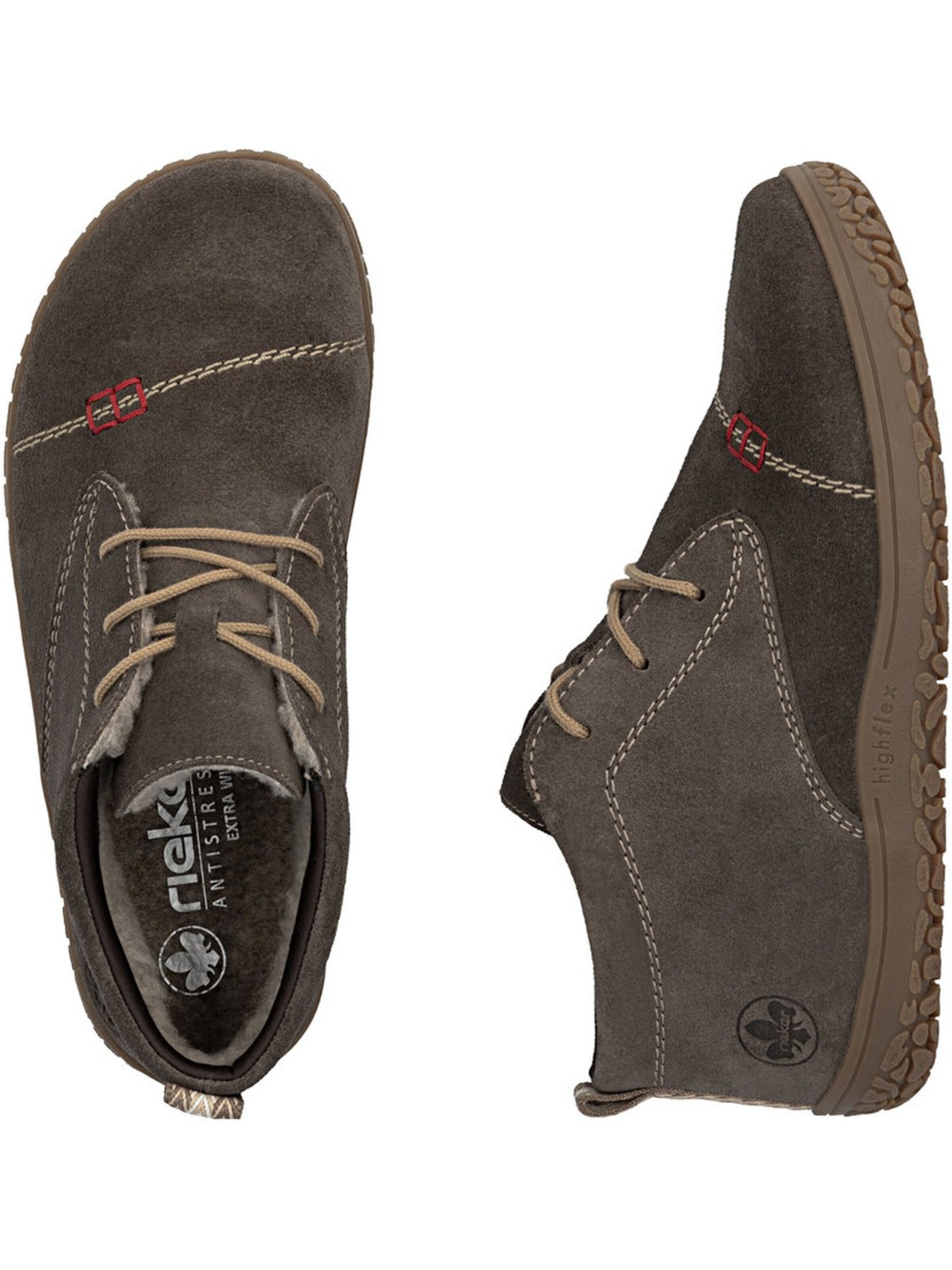 Chaussure à lacets Rieker en marron