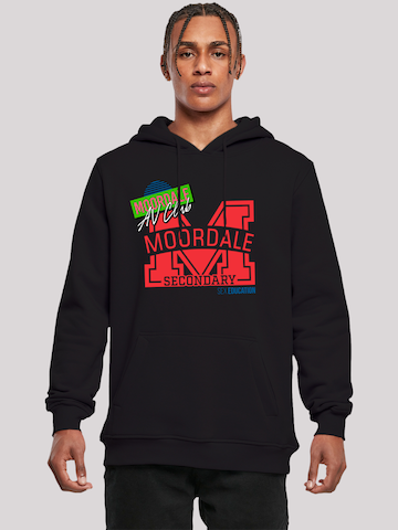 F4NT4STIC Sweatshirt in Zwart: voorkant