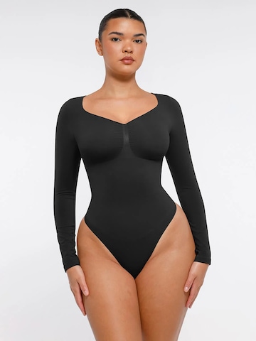 FÉMINITÉ Fatale Shaping Bodysuit 'AVA' in Black: front