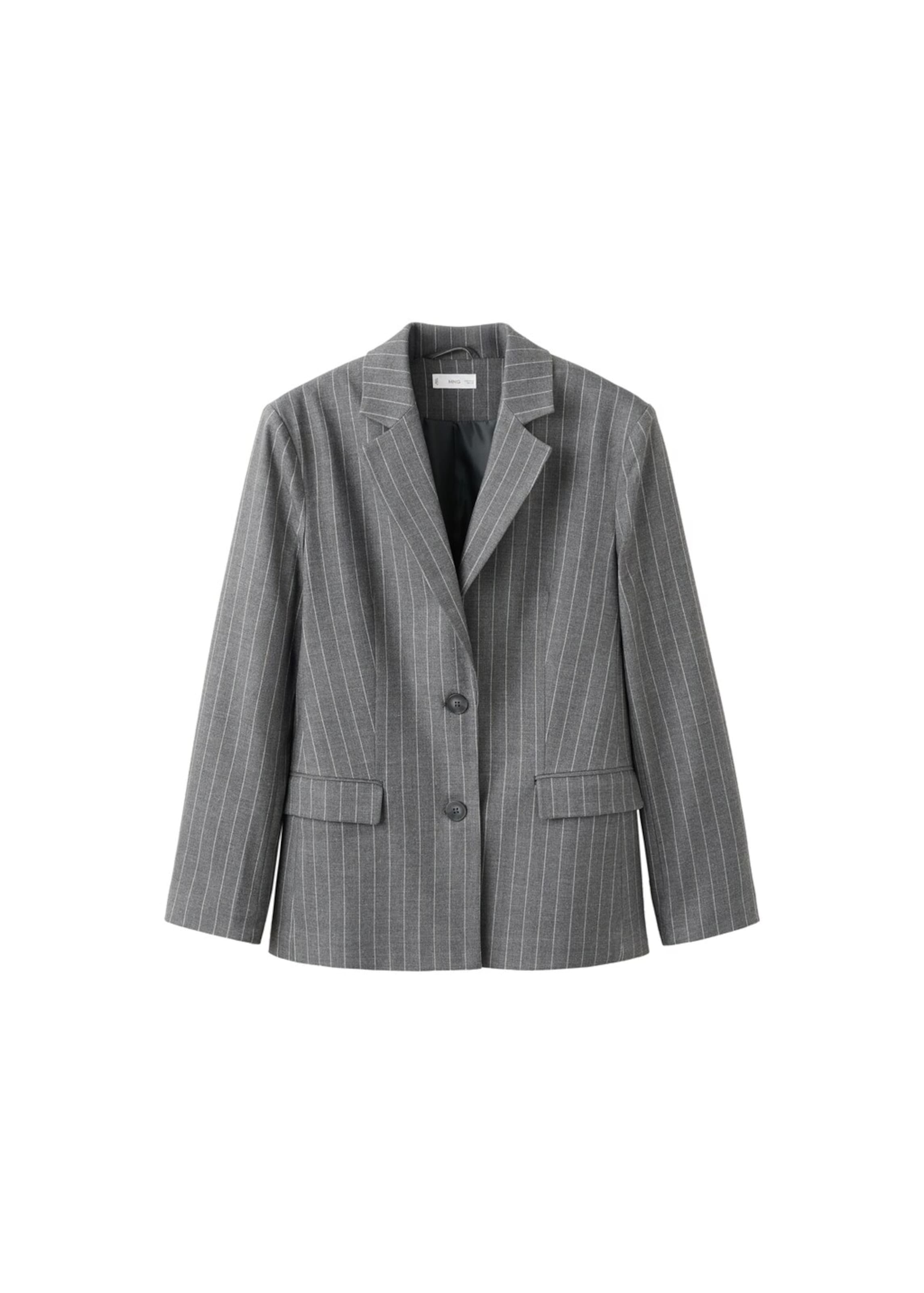 MANGO TEEN Blazer 'Rosep' in Grau: Vorderseite