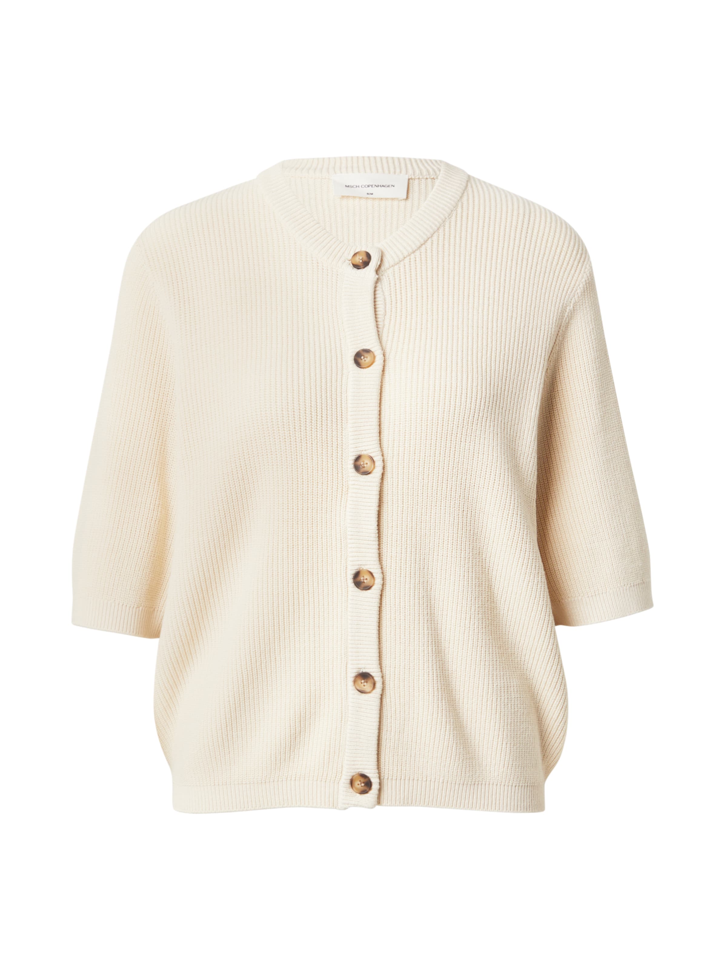 MSCH COPENHAGEN Πλεκτή ζακέτα 'Thamira' σε μπεζ: μπροστά