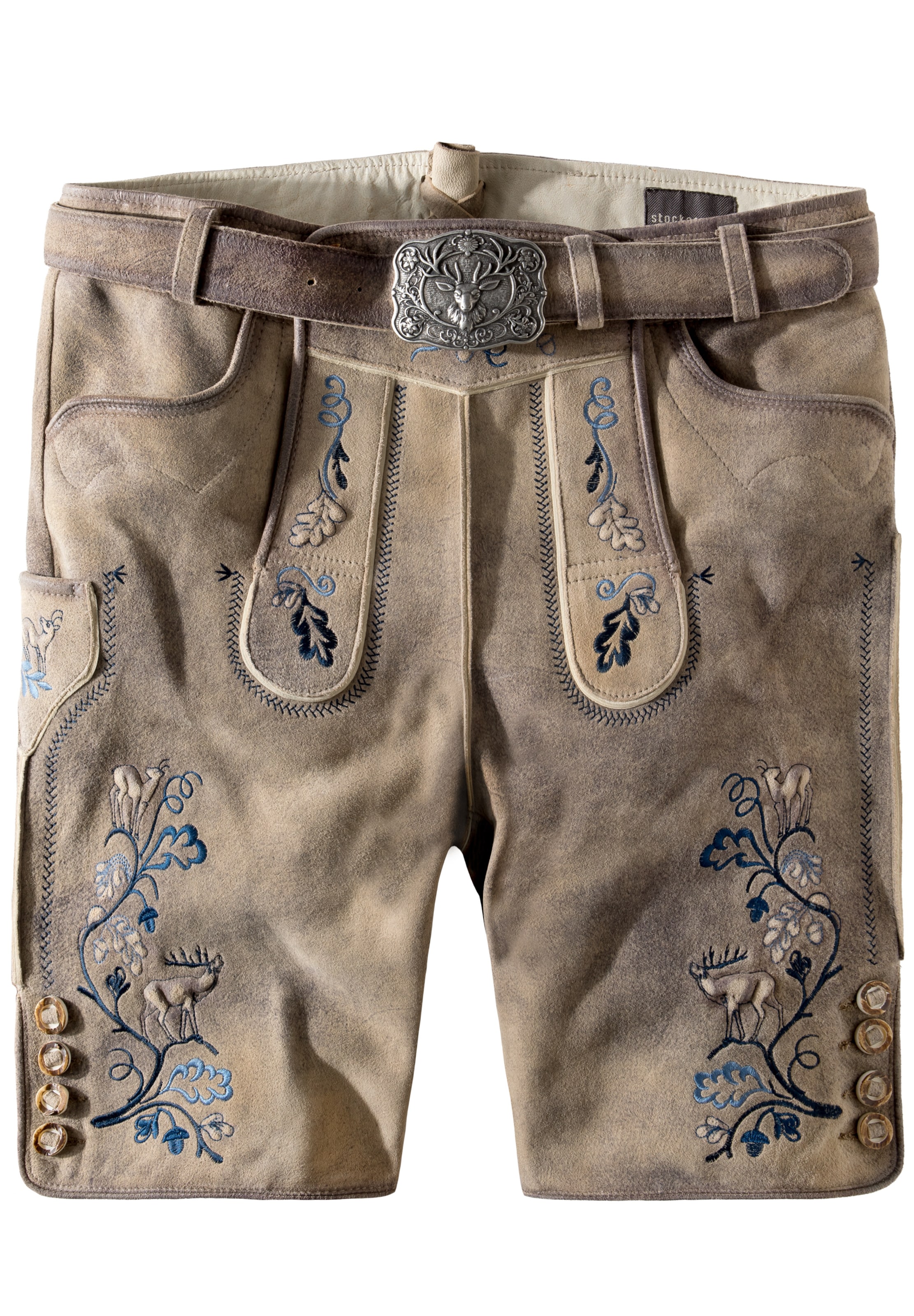 STOCKERPOINT Trachtenshorts 'Herbert' in Beige: Vorderseite