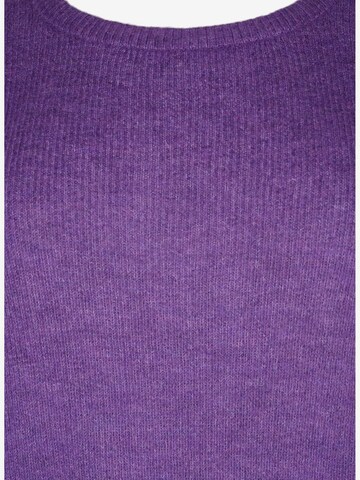 Zizzi Sweater 'CAMAYA' in Purple