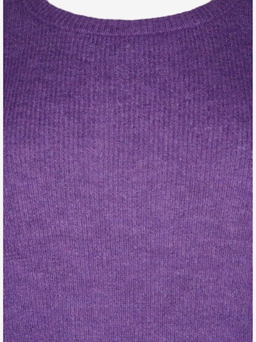 Zizzi Sweater 'CAMAYA' in Purple