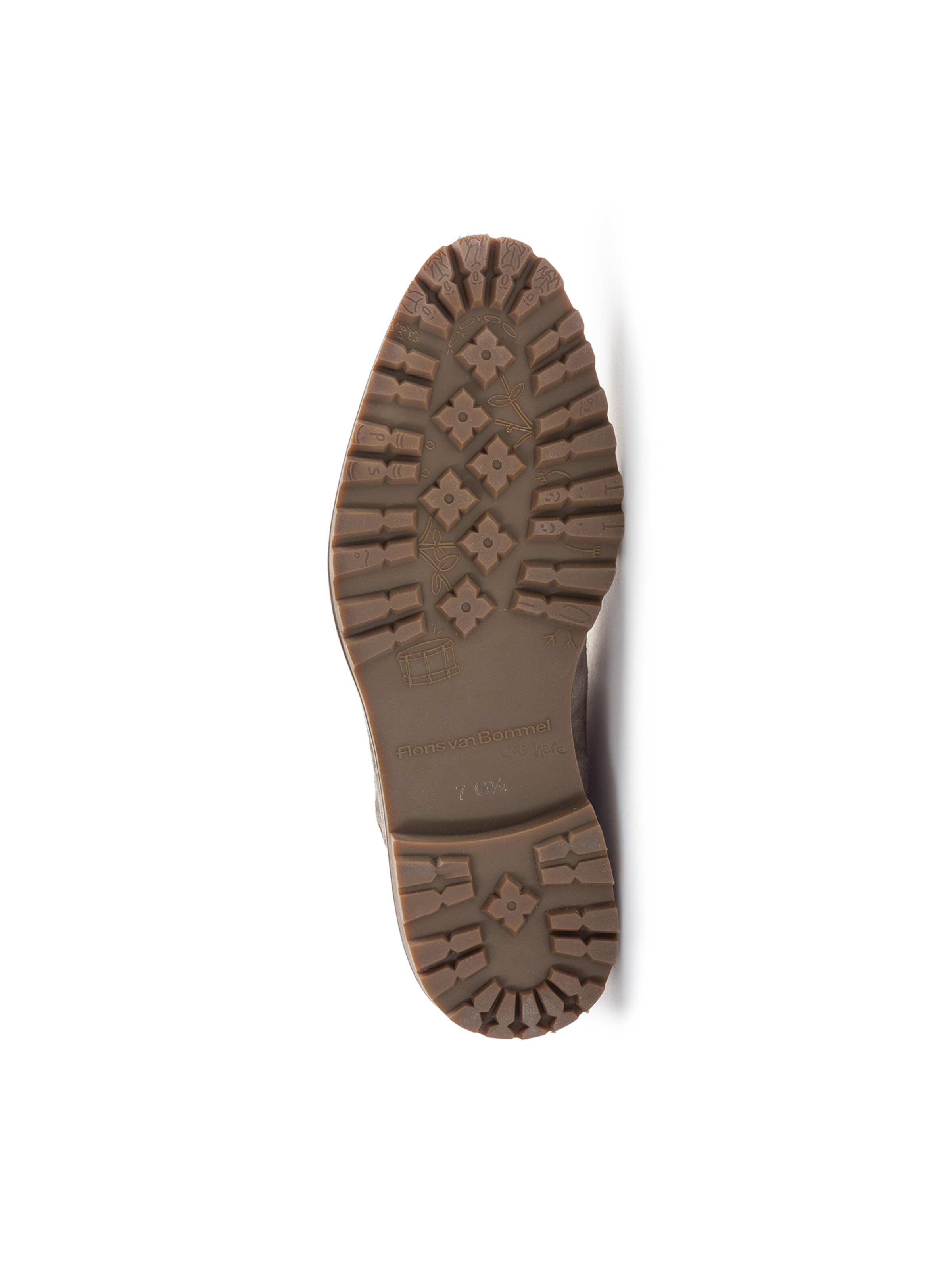 Floris van Bommel Veterboots 'Sturdi 07' in Bruin