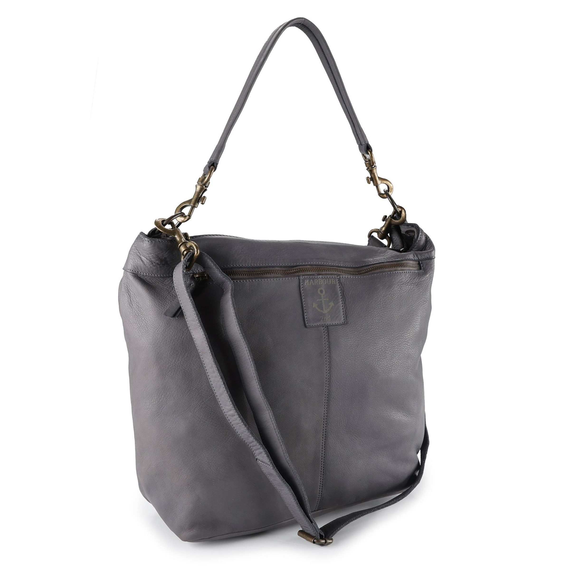 Harbour 2nd Shoulder Bag 'Anchor Love ' in Grey