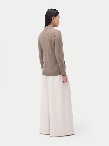 GOBI Cashmere Gebreid vest 'Women's Essential Cashmere Full-Zip Cardigan' in Beige