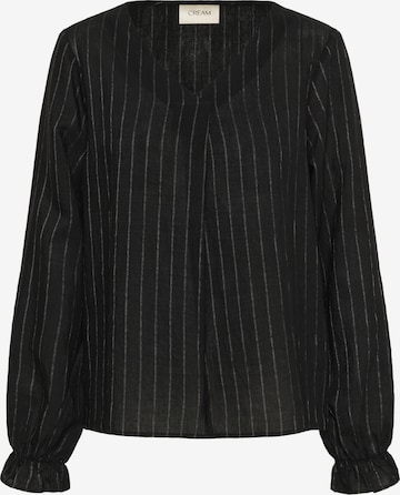 Chemisier 'Betina' Cream en noir : devant