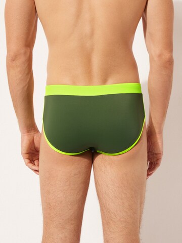 CALZEDONIA Swim Trunks 'MALINDI' in Green