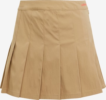 ruda ADIDAS ORIGINALS Sijonas 'Pleated': priekis