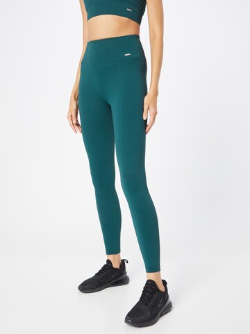 Skinny Pantalon de sport aim'n en vert : devant