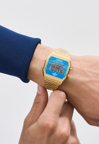 ADIDAS ORIGINALS Digitaal horloge in Goud