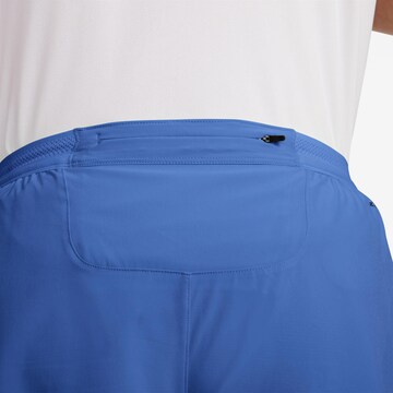 NIKE Regular Workout Pants 'Aeroswift' in Blue