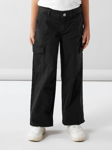 NAME IT - Pierna ancha Pantalón 'Rose' en negro