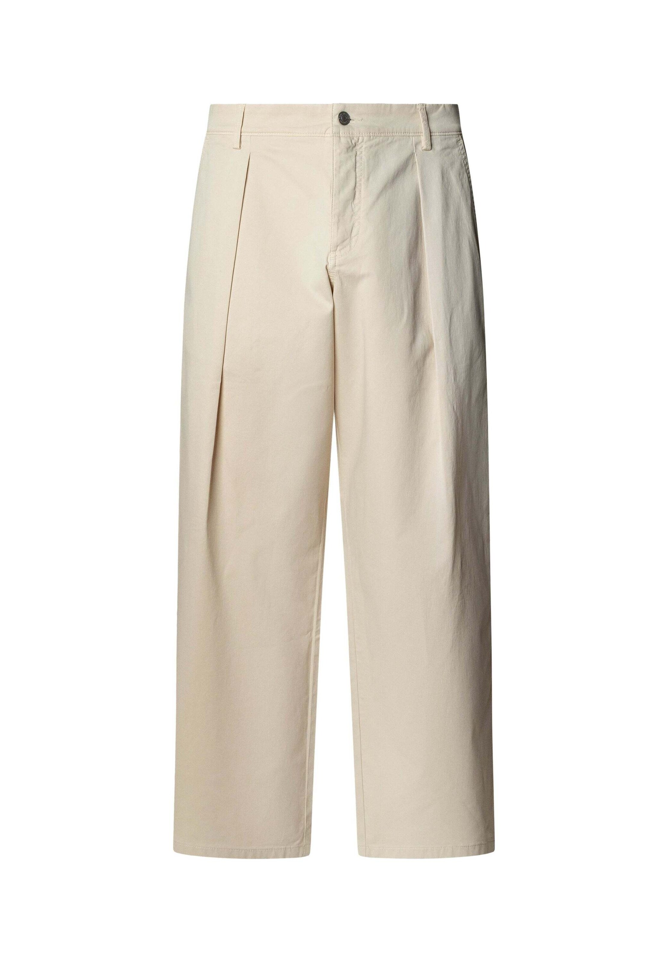 Pepe Jeans - Loosefit Pantalón plisado en beige: frente