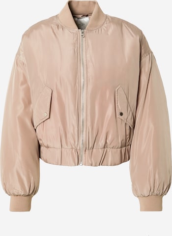 Neo Noir Between-Season Jacket 'Nadja' in Brown: front