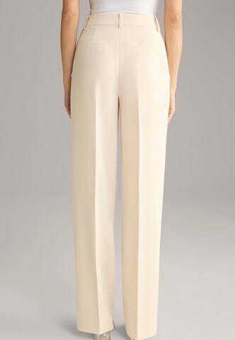 JOOP! Regular Pleat-front trousers in Beige