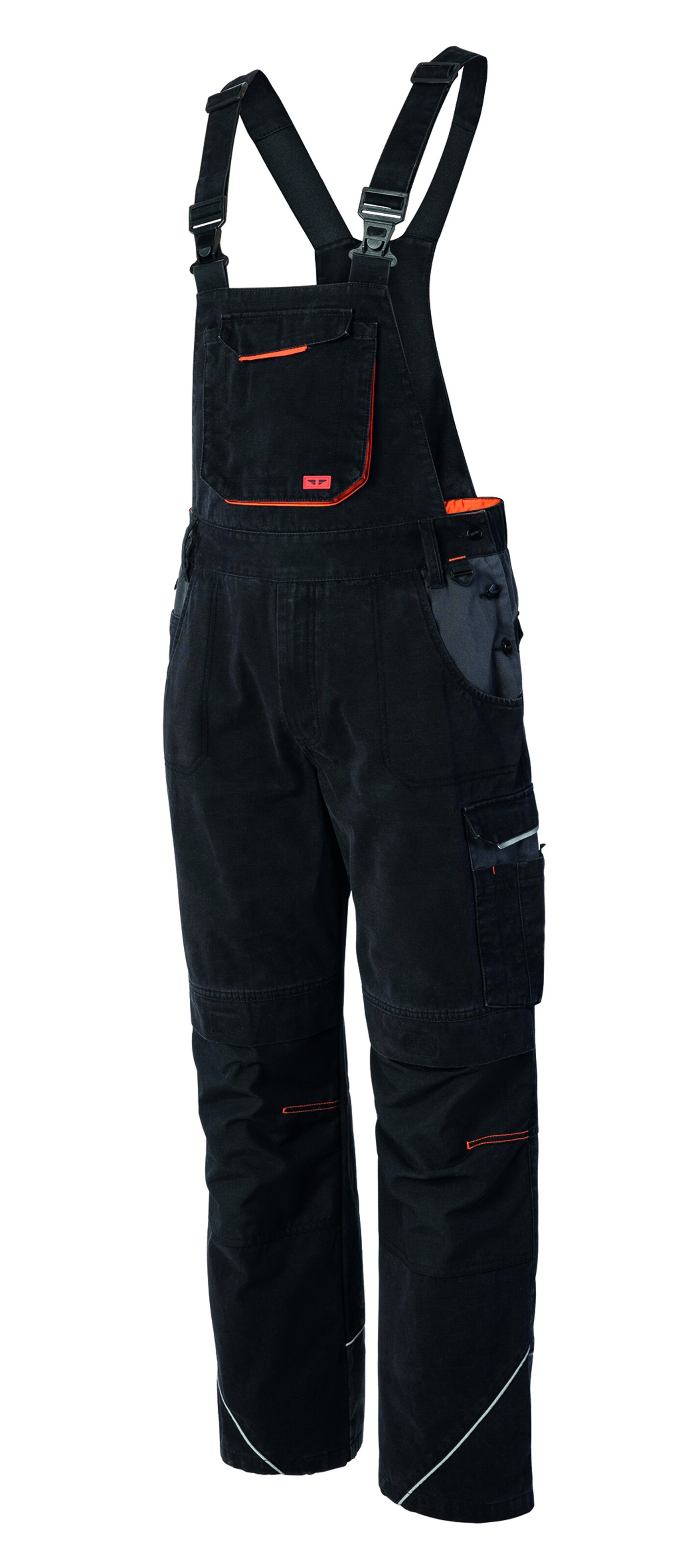 Hero Regular Latzhose 'Edmonton' in Schwarz