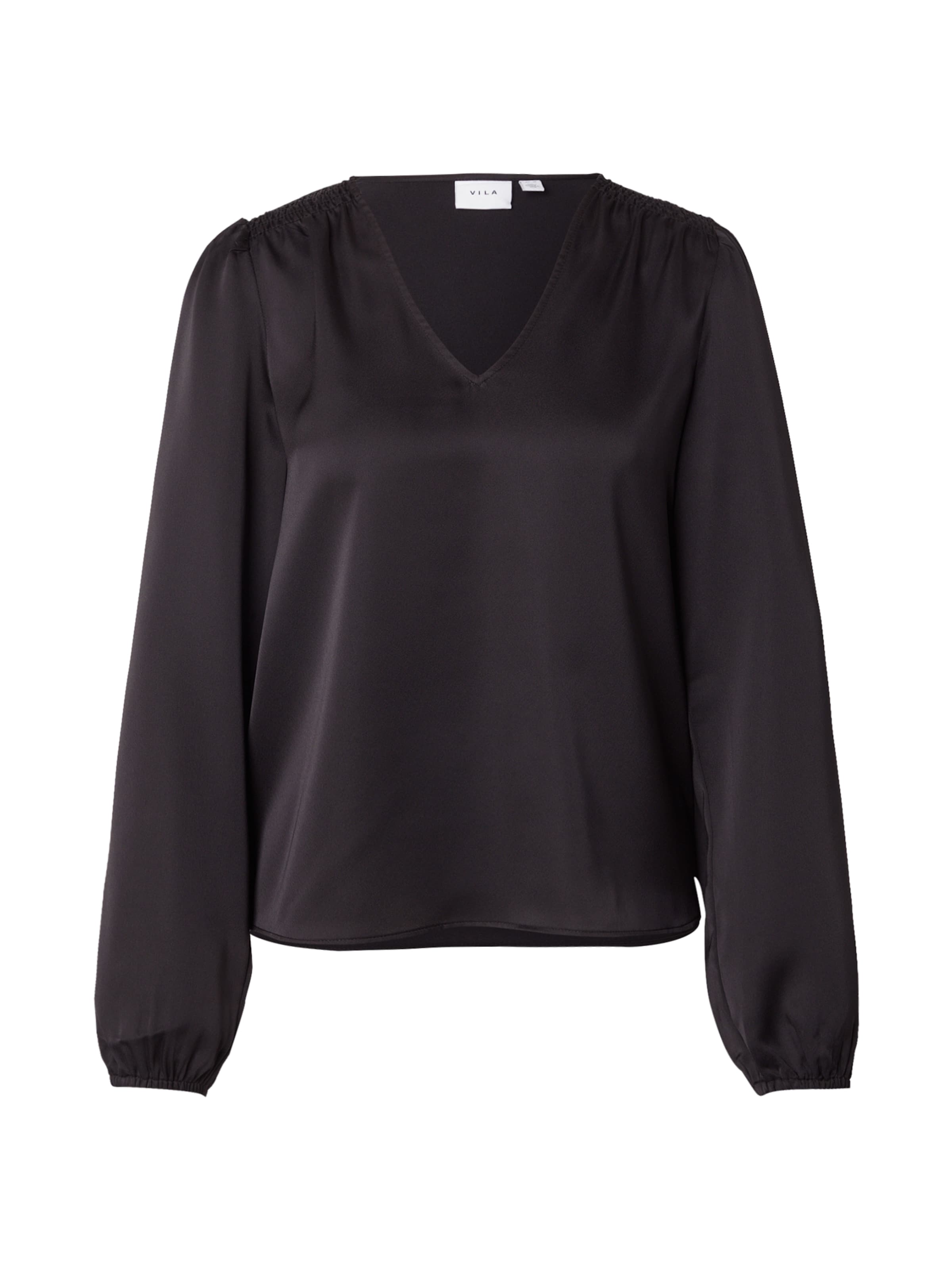 VILA - Blusa 'VIEllette' en negro: frente