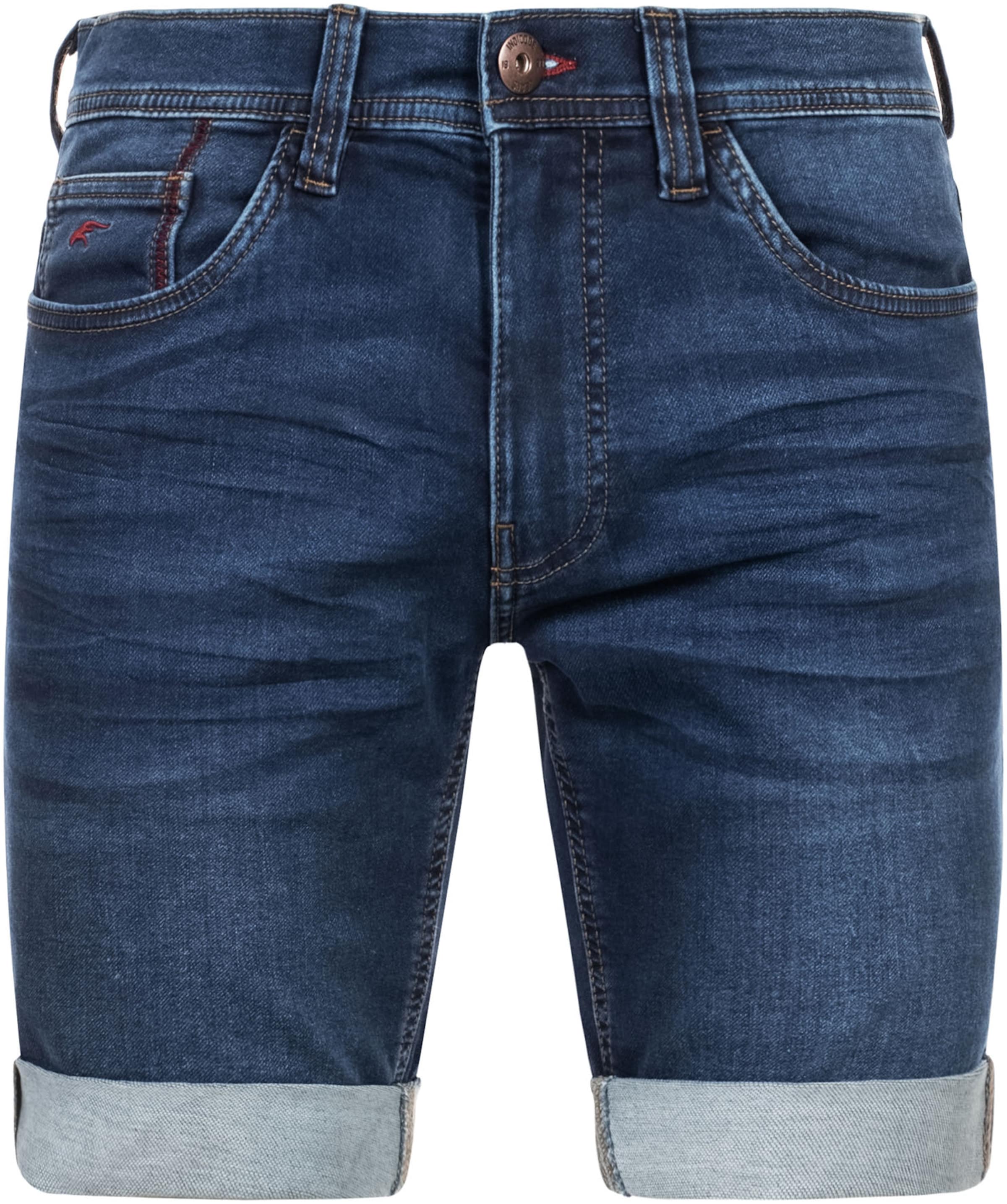 INDICODE JEANS Regular Shorts in Blau: Vorderseite