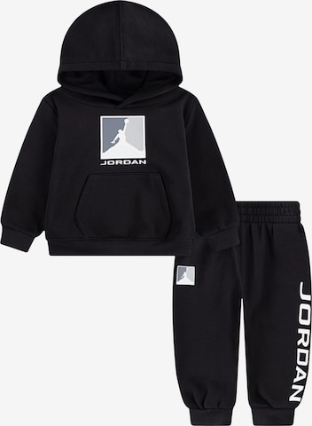 Jordan Jogginganzug 'ESS FLC' in Schwarz: Vorderseite