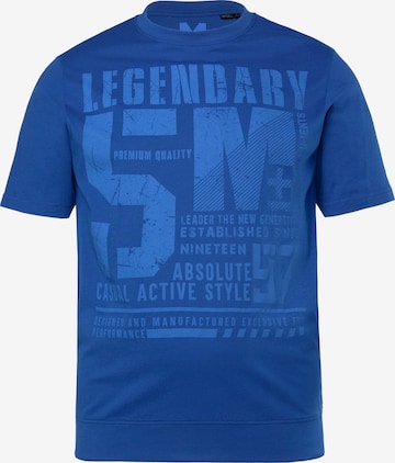 Men Plus Shirt in Blau: Vorderseite