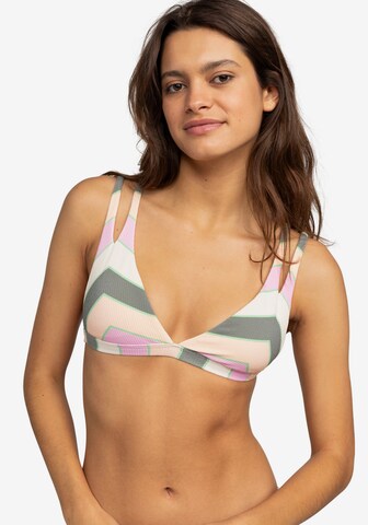 ROXY T-shirt Bikini Top in Mixed colors: front