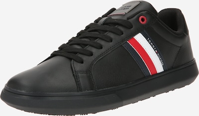 TOMMY HILFIGER Baskets basses 'Essential' en bleu marine / rouge / noir / blanc, Vue avec produit