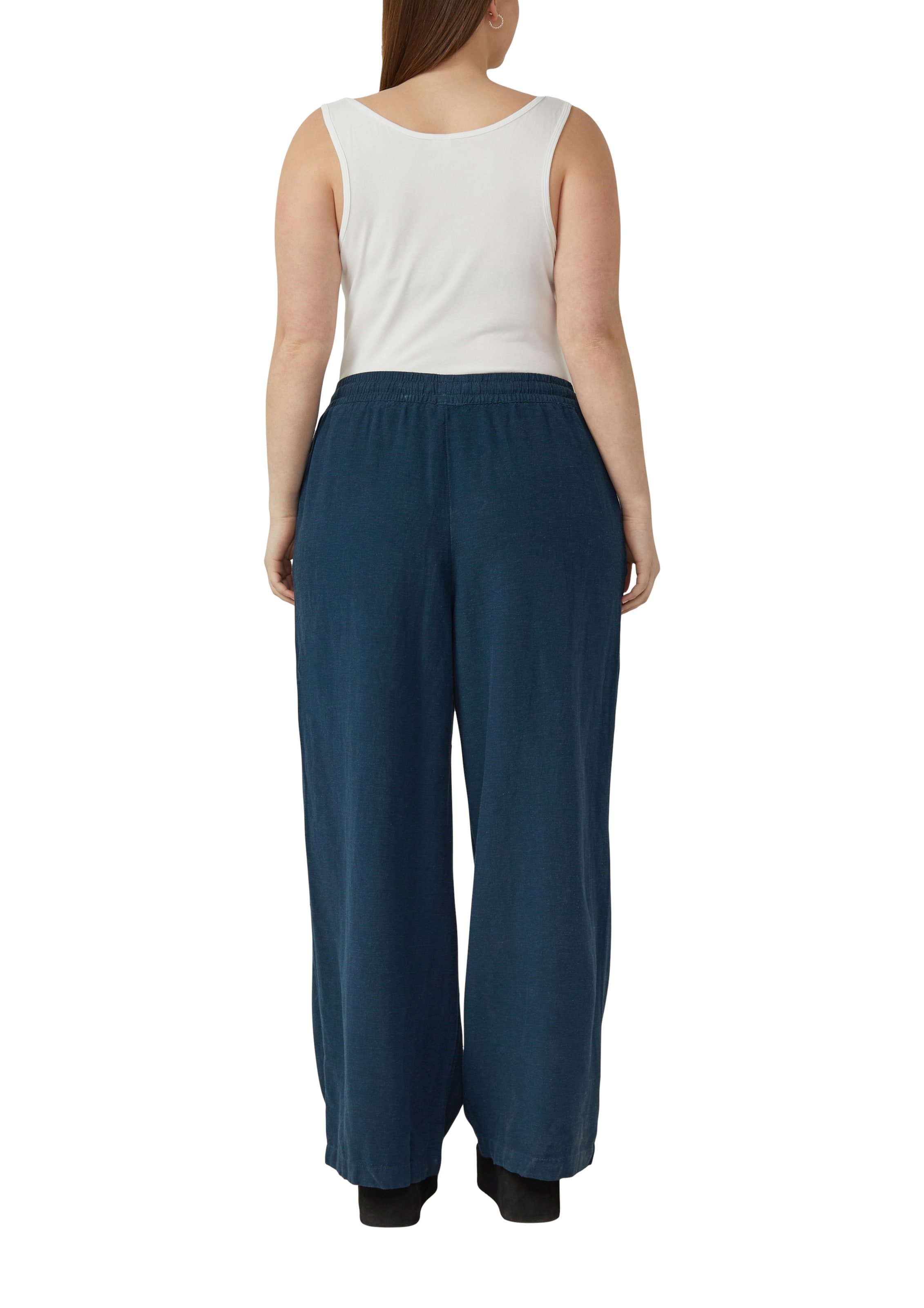 QS Regular Broek in Blauw