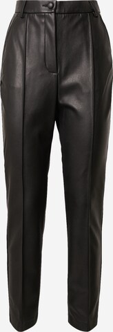 Coupe slim Pantalon Sisley en noir : devant