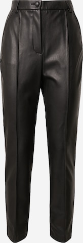 Slimfit Pantaloni de la Sisley pe negru: față