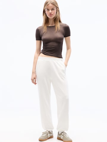 Pull&Bear Tapered Hose in Grau