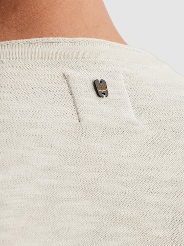 Pull-over 'PME LEGEND - Pullover with badge and contrast detail' PME Legend en beige