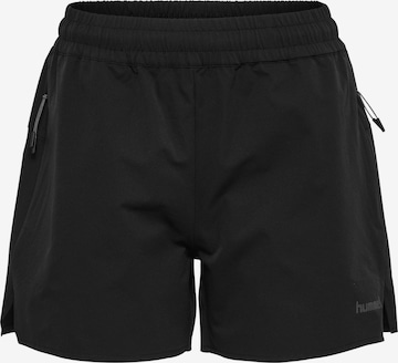 Regular Pantalon de sport Hummel en noir : devant
