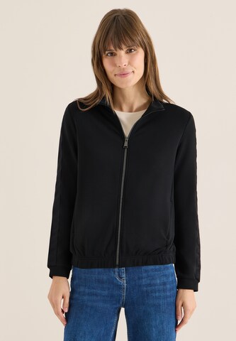 CECIL Knit Cardigan in Black: front