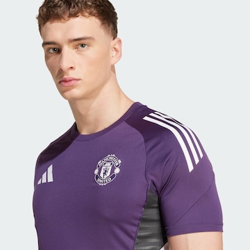 T-Shirt fonctionnel 'Manchester United Tiro 25 Competition' ADIDAS PERFORMANCE en violet