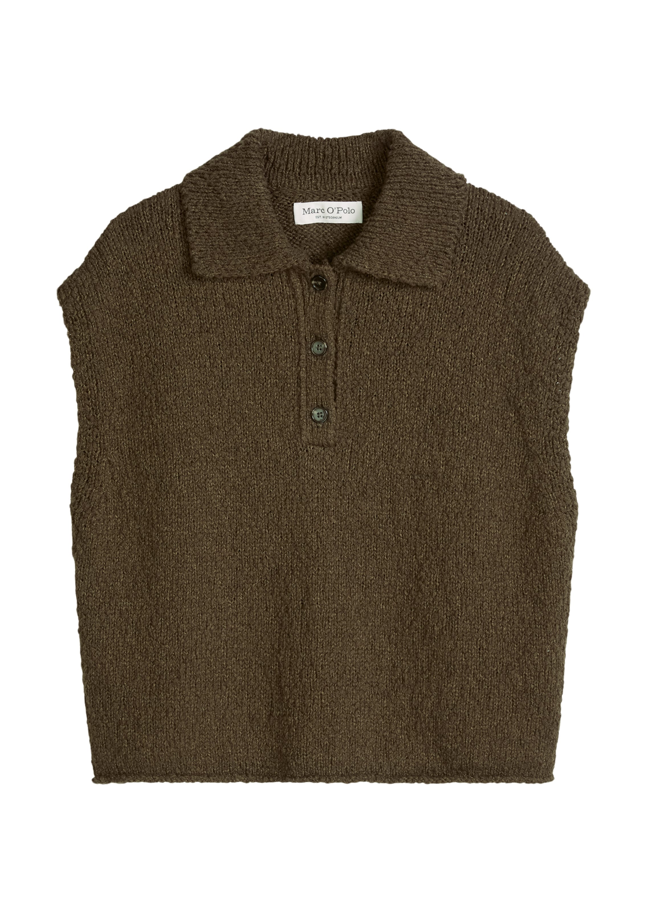 Marc O'Polo Trui in Bruin: voorkant