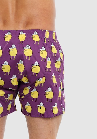 Lousy Livin Boxer shorts 'Toast Zitrone' in Purple