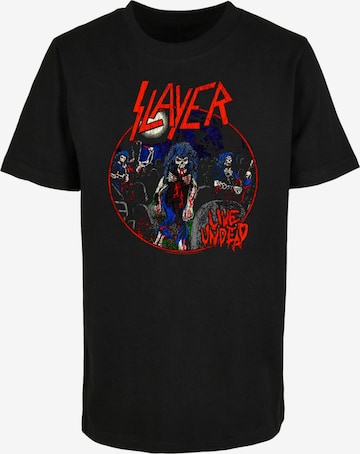Maglietta 'Slayer - Live Undead' di Merchcode in nero: frontale