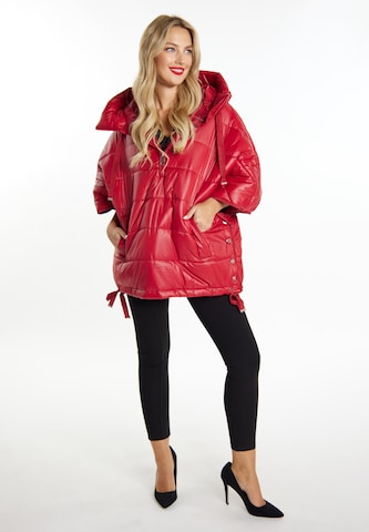 faina Between-Season Jacket in Red