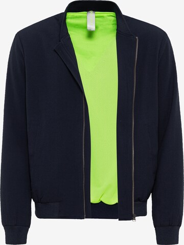 CALAMAR Between-Season Jacket 'Seersucker' in Blue