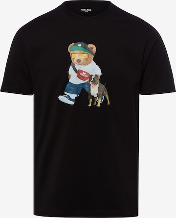 T-Shirt ' Walking Bear ' Chill Pill en noir : devant